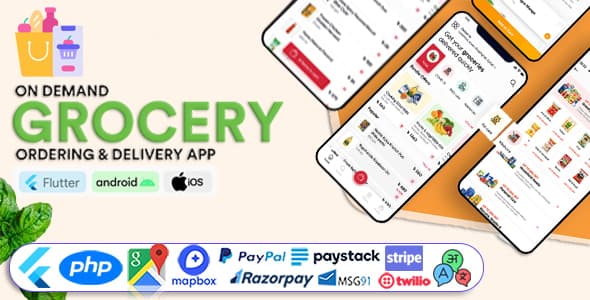 Grocery Vegetable Store Delivery Mobile App with Admin Panel – GoGrocer