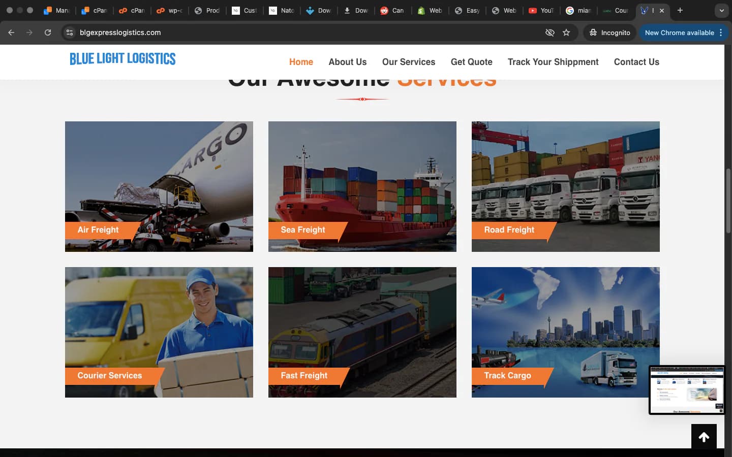 Courier/Logistics With Map preview 3