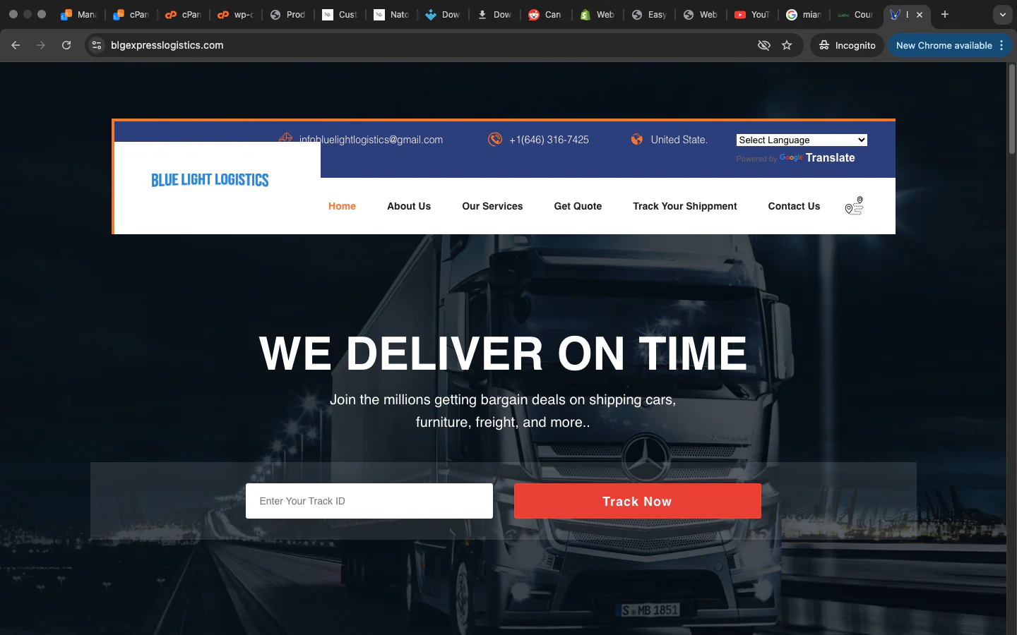 Courier/Logistics With Map