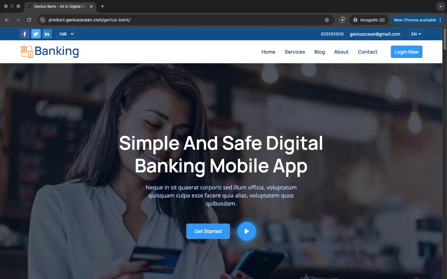 GeniusBank - All in One Digital Banking System