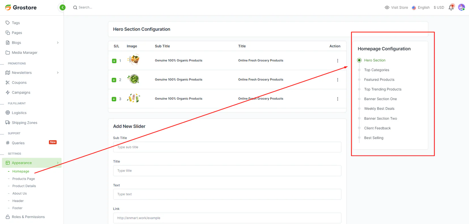 GroStore - Food & Grocery Laravel eCommerce with Admin Dashboard